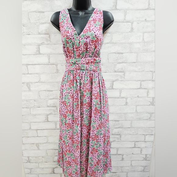 kate spade Dresses & Skirts - kate‎ spade Pink Floral Burnout Midi Dress